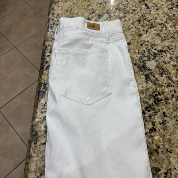 Ralph Lauren Classic White Denim Skirt - Picture 3 of 6